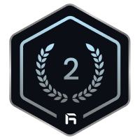 Rank #2 badge