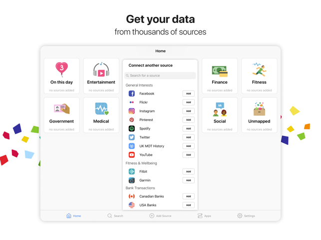 ‎Personal Data Explorer Screenshot
