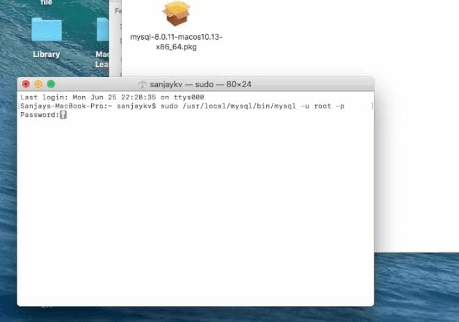 How to Install Mysql on Mac OS