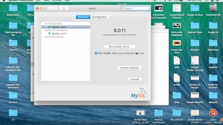 how to install mysql on mac using terminal