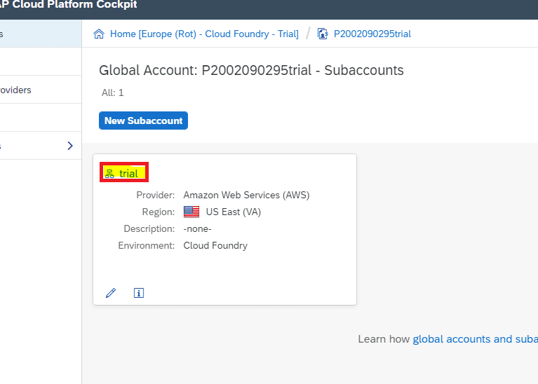 Selecting the server SAP CPI