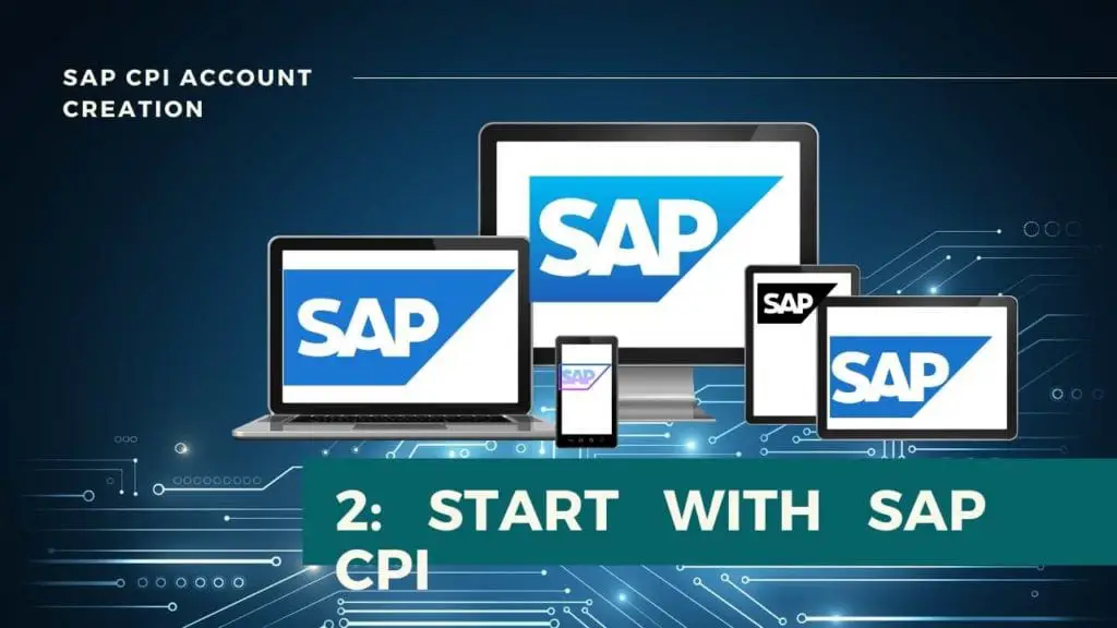 Set up your SAP CPI Trial Account.
