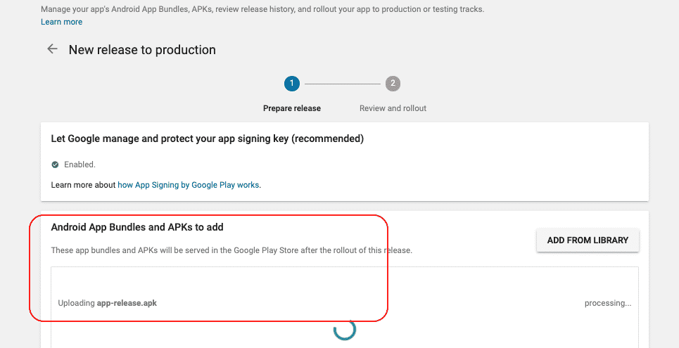 How to manage Release in Google Play Console