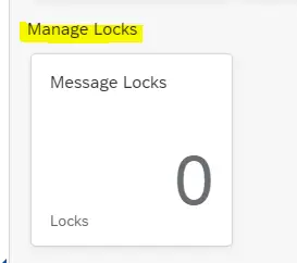 Manage Locks
