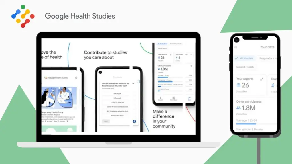 Google Health studies App.