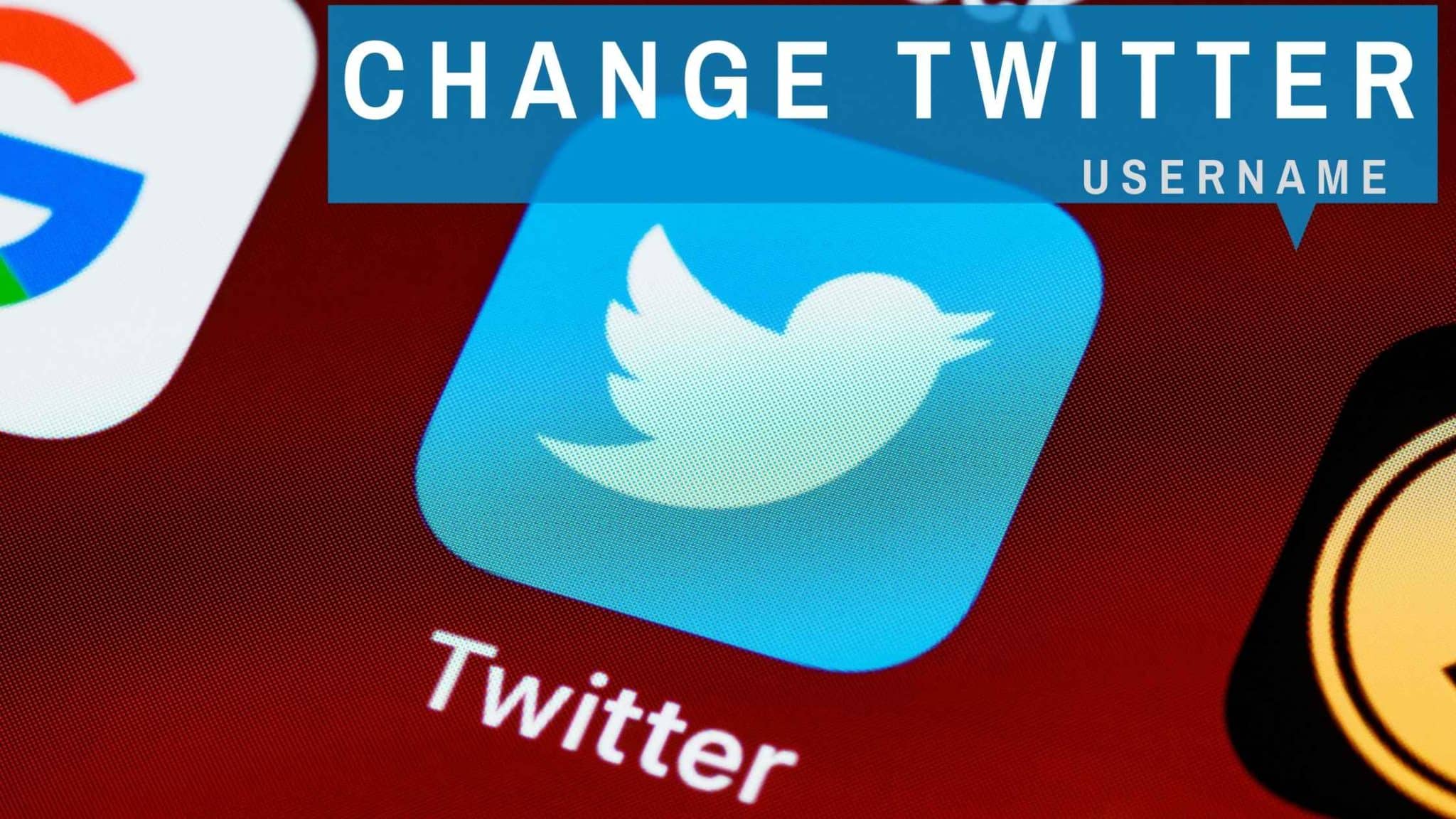 Twitter username change