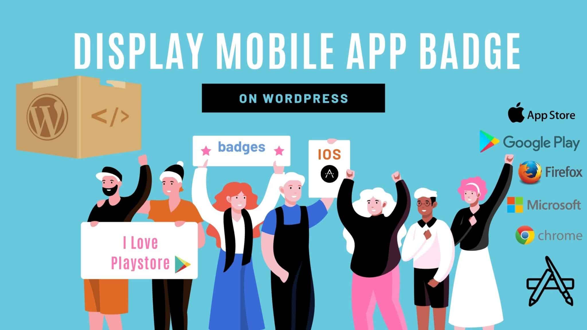 How to use App badge on your wordpress