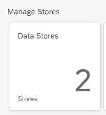 Data Stores