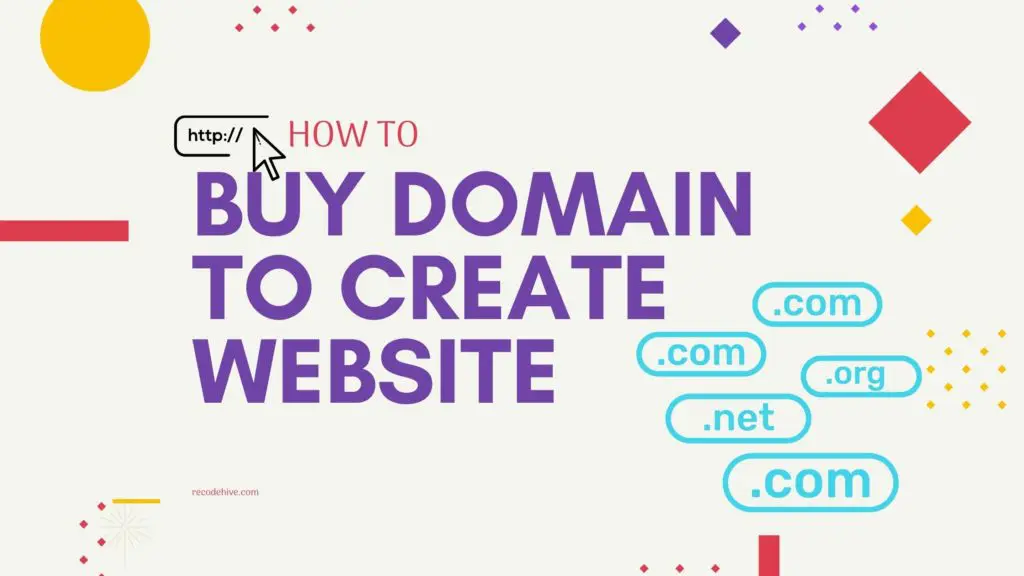 How to purchase Domain for a website
