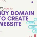 Buy domain to create website