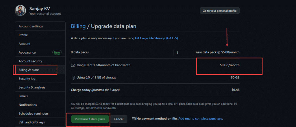 download and install git lfs