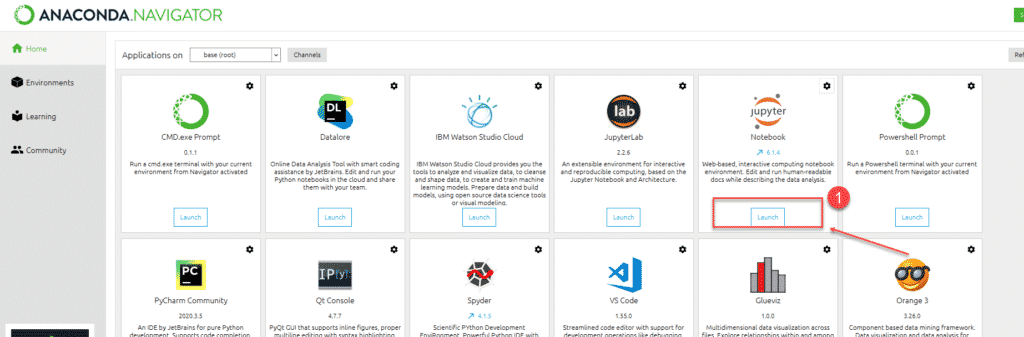 Anaconda to Launch the Notebook