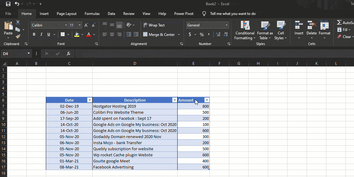 Find Duplicate values in Excel Tables
