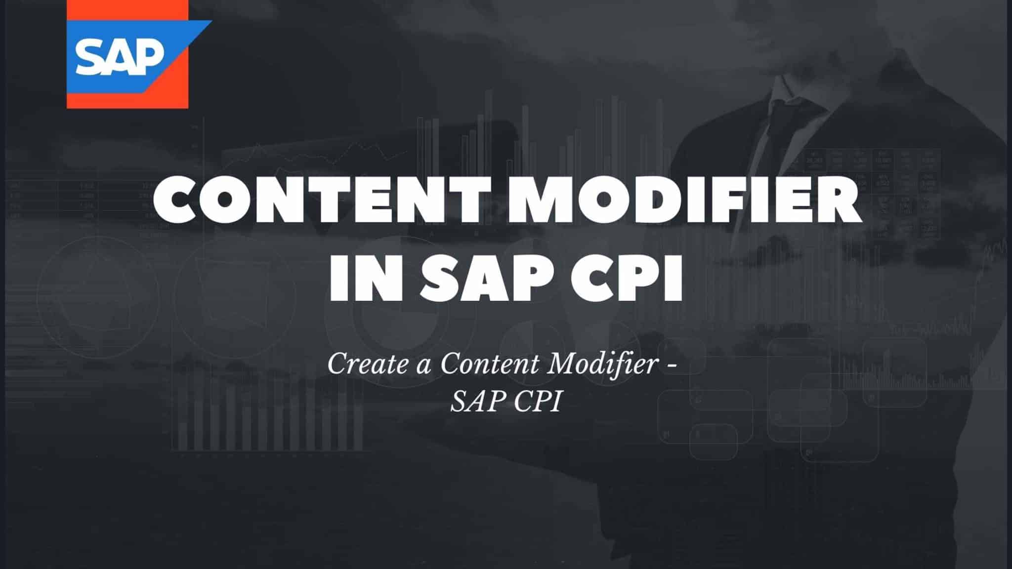 content Modifier in SAP CPI