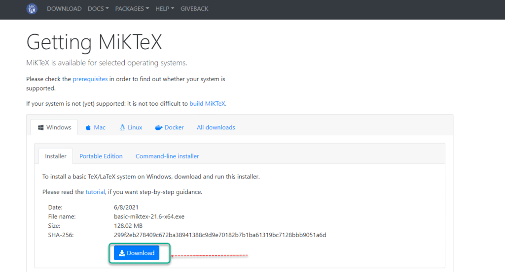 latex software download for windows 8