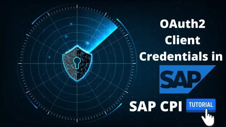 OAuth2 Client Credentials in SAP CPI