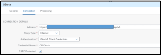 OData Connection